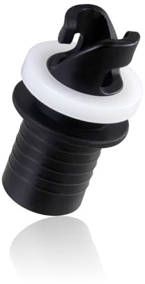 Inflatable Kayak Boat Air Foot Pump HR Hose Adapter H-R Valve Adapter Paddle Board Air Pump Adapter Compatible Inflatables Foot Pump Kayak Air Valve Adapter, Black