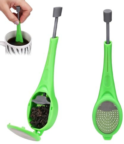 IKOPFLN 2 Pièces boule a the, infuseur thé, filtre à thé,Filtre à Thé Durable et Sans Odeur pour Tasses pour Thé en Vrac, Épices
