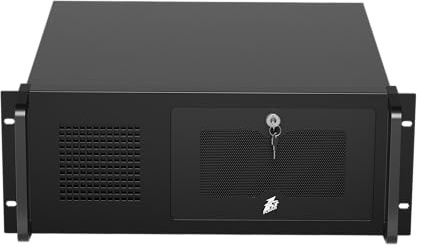 1st Player 4U Rackmount Server Case - 7 x 3.5'' HDDs, 2 x 2.5'' SSDs, 1 x 120mm Fan Included - Black