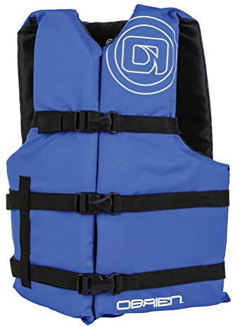 O'Brien 4 Pack General Purpose Life Jackets, Blue
