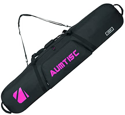 AUMTISC Sacs de Snowboard, Housse Snowboard,Sacs de Planche, Sac de Ski, équipement de Ski, Stockage de Snowboard, Sac de Ski rembourré pour Snowboard