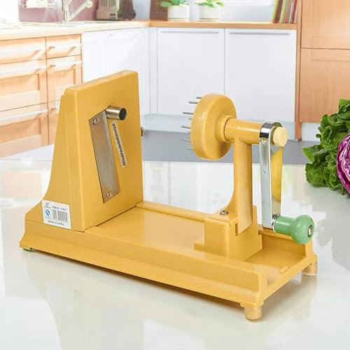 Grönsaksspiralmaskin, multifunktionsgrönsaksskärare, säker arbetsbesparande, lätt att använda, göra tunna potatisbitar som nudlar, grönsaksskärare för grönsaker, potatis, carro, frukt