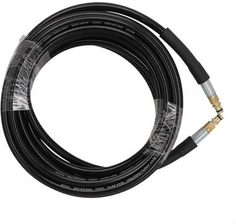 Tubo di ricambio per idropulitrice serie K 2.643-585.0, prolunga ad alta pressione con connessione rapida, per modelli K2, K3, K4, K5, K6, 180 bar, 2610 PSI, nero (6 m)