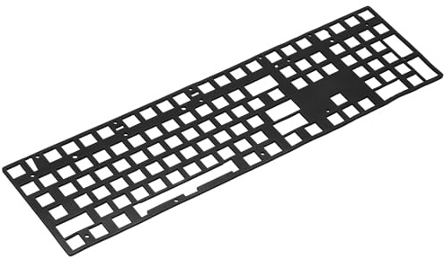 PATIKIL Espuma de teclado de 5 x 17 pulgadas, diseño 104/108 para teclado, amortiguación de sonido, almohadilla de espuma, interruptores amortiguadores para teclados mecánicos, color negro