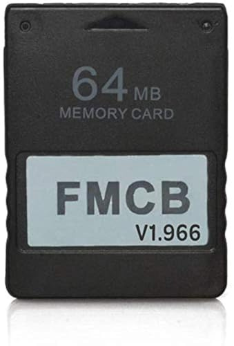 PS2 Memory Card FMCB 64MB for PlayStation 2 PS2,Just Plug and Play, Free Mcboot Your PS2
