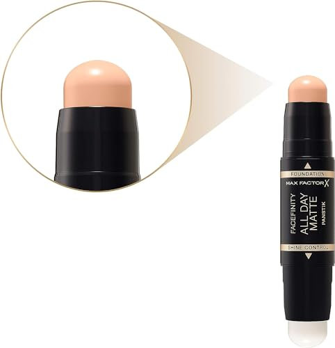 2x Max Factor Facefinity All Day Matte 2in1 PanStik Foundation 40 Light Ivory