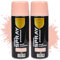 Etrexonline Pintura Spray Multicolor Profesional 400ml Adecuado Metal Madera y Plástico - Color Rosa (Paquete de 2)