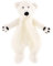 Apricot Lamb - Schlaf-gut-Eisbär Schmusetuch Plüsch Komfort Kuscheltier für Babys, Plüsch Schnuffeltuch - weich & waschbar - 25 cm