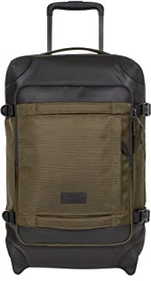 EASTPAK Reisetasche Tranverz S - 4-Rädriger Koffer mit Teleskopgriff - Brown - Modern - Wasserfest - Karton - Small