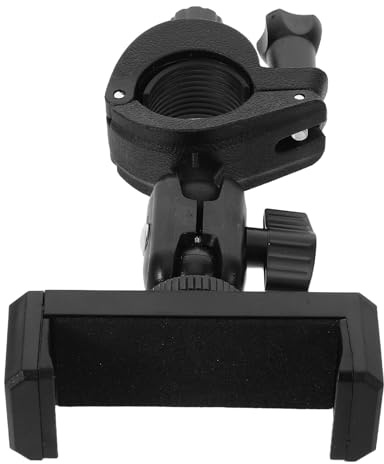 HEMOTON Support de Téléphone pour Trompette Petit Format, Pince Réglable 360° Compatible Partitions de Trompette, Accessoire Robuste en Acier Adapté Concerts et Répétitions Musicales