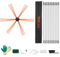 VEVOR Kit Spazzacamino per Stufa a Pellet 10 m Kit di Spazzola per Pulizia Canne Fumarie Girevole 360° con 10 Aste Flessibili in Nylon, Kit Spazzacamino per Canne Fumarie Uso Domestico Aste 10 Pezzi