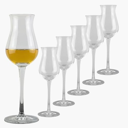 Sauerland GLAS 6er Set Schnapsglas Luca 4cl