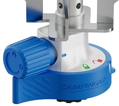 Campingaz Bleuet Connect Camping Stove | With Easy Clic Connection and Dual Lock Function | Lightweight 1-Burner Gas Stove | Single Burner | High Power 1250 W | For Camping, Festivals and Hiking