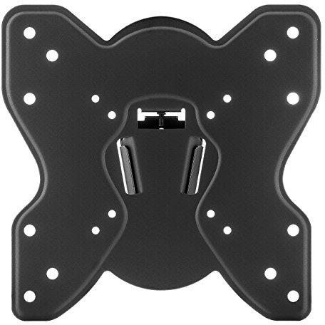 deleyCON Universal TV & Monitor Wandhalterung 17-47 Zoll (43-119cm) bis 30Kg - Neigbar - bis VESA 200x200mm - Wandabstand nur 37mm - TV Monitor Halterung