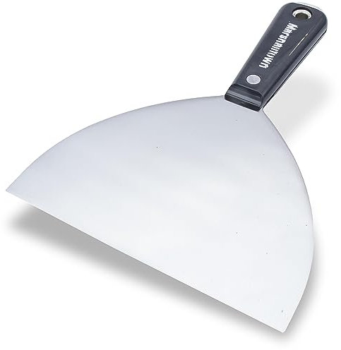 Espátula flexible Marshalltown, mango de polietileno, cabeza de martillo, acero, dimensiones: 203x152 mm