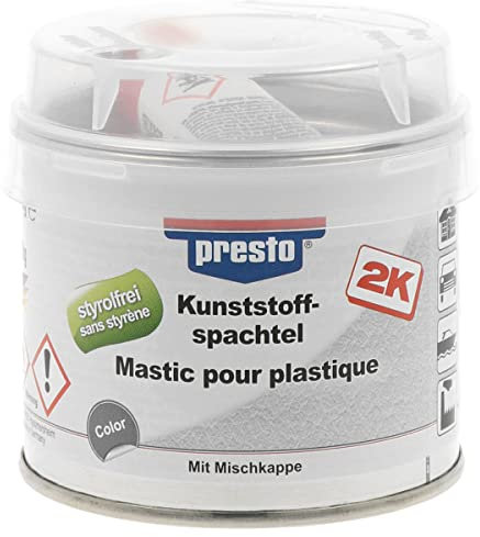 Presto 443381 styrolfrei 250 g Kunststoffspachtel 250g, schwarz