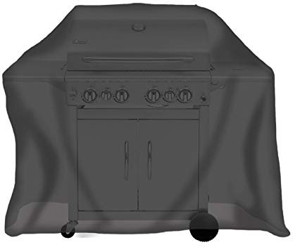 tepro Abdeckhaube Universal für Gasgrill groß, schwarz (70 x 150 x 110 cm)