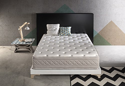 Simpur, Colchón Visco Crystal Royalty, 90x190 cm,Altura +- 30 cm, 11 Zonas de Confort, Firmeza 8,5/10