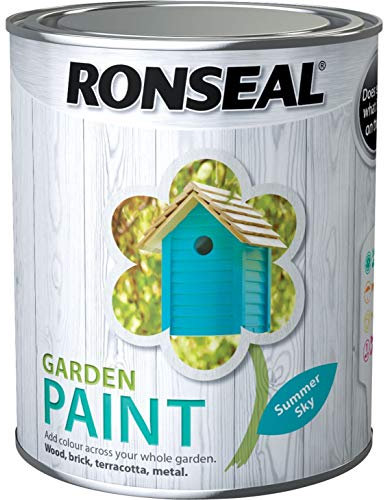 Ronseal Garden Paint 750ml Summer Sky by garden paint