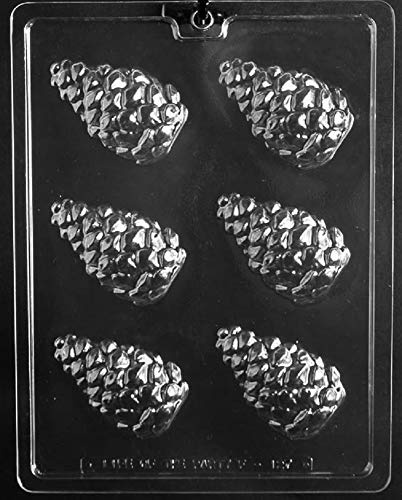 Grandmama's Goodies F127 Pinecone Chocolate Candy Soap Mold with Exclusive Molding Instructions