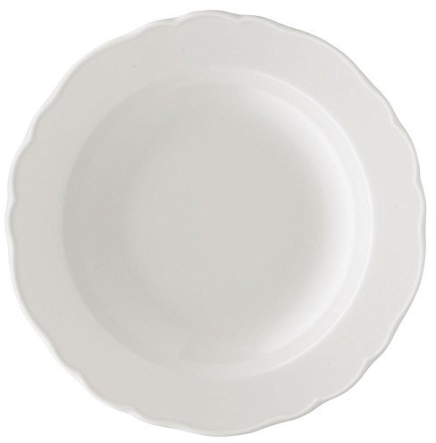 EKM Living Hutschenreuther Vorteilset 2 Stück Maria Theresia Weiss Suppenteller 21cm/Fa 02013-800001-10121 und Gratis 1 x Trinitae Körperpflegeprodukt