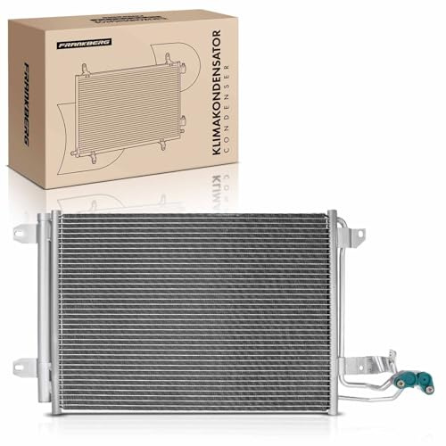 Frankberg Kondensator Klimaanlage Kompatibel mit A3 8P1 2003-2012 TT 8J3 2006-2014 Altea 5P1 2004-Heute Leon 1P1 2005-2012 Replace# 1K0820411D