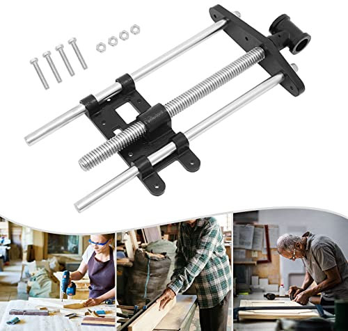 KEESUNG 260mm 10 Zoll Holzschraubstock, Schraubstock Holz Vorderzange Spannzange für Hobelbank Holzbearbeitung Maschinenbau und Schweißen Fixieren von Werkstücken