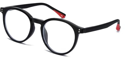 Aofalbe Kids Blue Light Blocking Glasses for Girls Boys, Clear Reading Anti Bluelight Glasses, Computer Fake Glasses Black