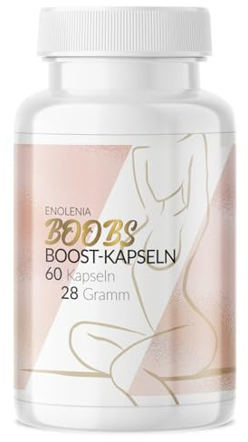 Enolenia BoobsBoost Capsules - Breast Augmentation - Natural Lift & Firm Support - High Dose Monk Pepper - Firmer, Fuller Breasts