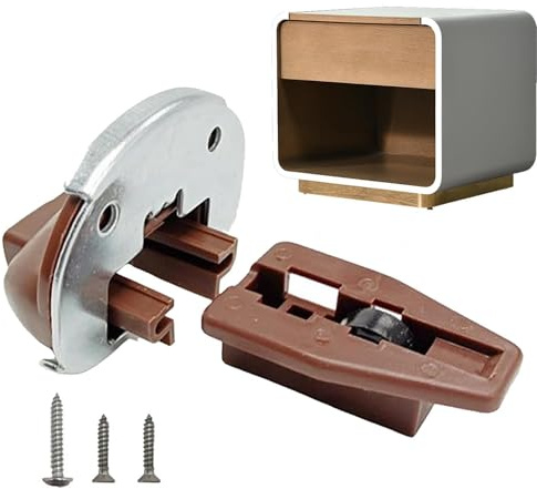 Kit de guía de cajón | Kit de reparación de rieles de piezas de repuesto para cajones | Posicionador de instalación de riel de piezas de muebles de repuesto para armario