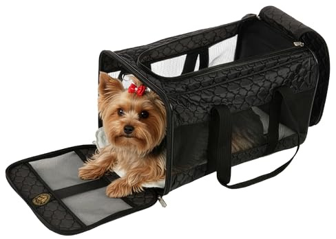 Sherpa Original Deluxe Airline Approvato Pet Carrier - Griglia Nera Grande