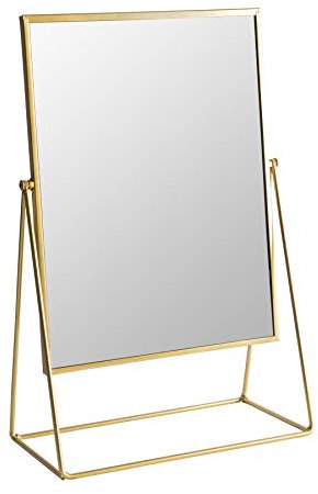 Harbour Housewares Rechteck Makeupspiegel - 32 X 50cm - Gold