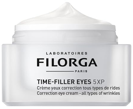 Filorga Time-Filler Eyes 5-XP Anti Aging & Wrinkle Reducing Eye Cream With Hyaluronic Acid and Orchid Stem Cells to Minimize Wrinkles & Dark Circles, Lift & Firm Eyelids & Enhance Lashes, 0.5 Fl Oz