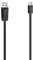 Hama USB C Kabel 3 m (Ladekabel USB A auf USB C, USB Typ C Kabel Datenübertragung 5 Gbit/s, Datenkabel USB 3.2 für PC, Laptop, Tablet, Handy, Game Controller etc., schlankes Steckergehäuse) schwarz