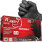 R MOVE 100 Einweghandschuhe Schwarz M, Nitrilhandschuhe EXTRA BESTÄNDIG Einmalhandschuhe +60% Dicke 6g puderfrei, latexfrei gummihandschuhe für Mechaniker Tätowierer Kosmetiker handschuhe einweg (M)