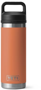Yeti Rambler 18 oz Bottle, Vacuum Insulated, Stainless Steel with Chug Cap, High Desert Clay