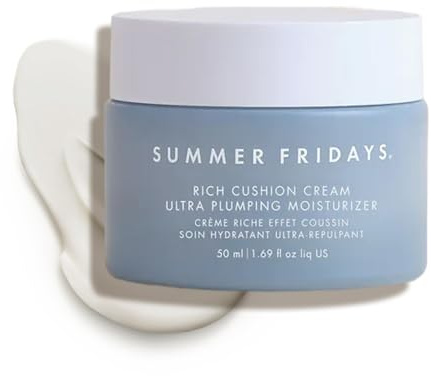Summer Fridays - Rich Cushion Cream Face Moisturising Cream Ultra Volume + Foundation Intensively Moisturises the Skin