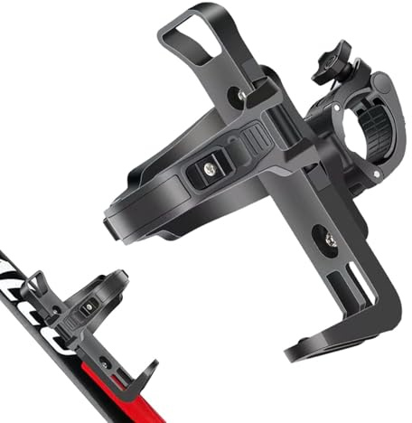 Porta della bottiglia d'acqua per biciclette, porta a tazza per bici, Rack rastrellino staccabile rack rotabile, Accessori per cicli leggeri a gabbia regolabile Rilascio rapido per bambini in biciclet