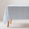 GAMUSI Tischdecke, schmutzabweisend, Baumwolle, geometrisch, mediterran, rechteckig, Stoff, 160 x 240 cm, Blau