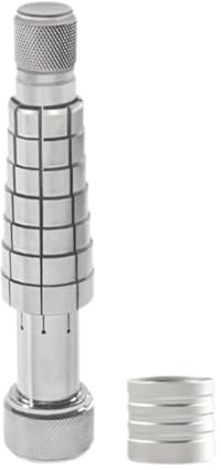 Colcolo Ensanchador de Anillos, Ajuste de tamaño de Anillo, Herramienta Profesional Resistente para agrandar Anillos, reparación para joyerías, Hombres, Plata