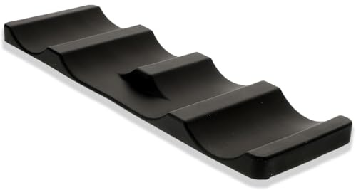 JYNXOR 2 pcs Porta Bottiglie da Frigo, Portabottiglie Frigorifero Universale, Silicone, Nero, Da Tavolo, Stile Europeo