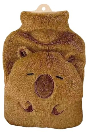 Bouillotte D'Eau Chaude - Sac À Eau Chaude De 1000 Ml | Réchauffeur De Rétention De Chaleur | Chaleur Longue Durée | Couverture De Bouillotte Pour L'école, Voyages, Épaules, Jambes