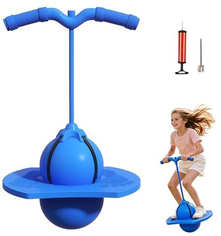 Pogo Sticks for Girls, Pogo Stick with Handle for Teens & Adults Up to 200lb, Balance Jumping Ball Safe Bouncing Pogo Jumper for Kids Age 10+, Indoor Outdoor Fun Toy with Non-Slip Foot Pads (#03)