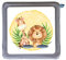 MeinBaby123® Schutzfolie kompatibel mit Toniebox | Schutzcover selbstklebend | Aufkleber passgenau I Folie Sticker I Toniebox Zubehör | Süße Freunde: Giraffe & Löwe