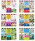 Melissa & Doug 6 Albums di Figurine Adesive, La Mia Casa, Il Guardaroba, Habitat, tra Gli Altri, Blocchi attivita', Album di Figurine, Adesivi riutilizzabili, 1+, Regalo per Bambini e Bambine