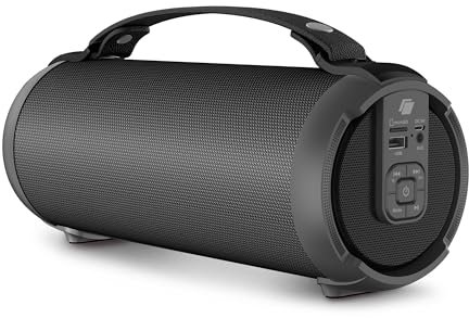 Caliber Enceinte Bluetooth Puissante - AUX, SD und USB - Haut-Parleur Bluetooth - Enceinte Portable - Noir