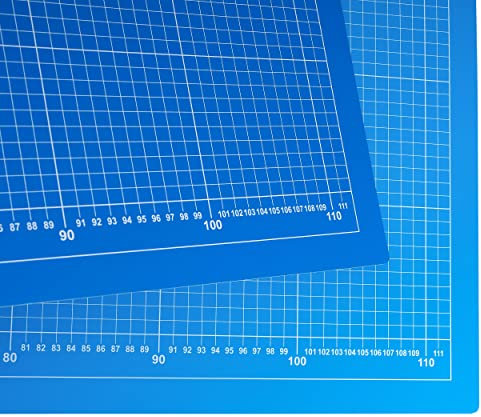 Schneidematte A0 mehrlagig mit cm Skala zum Nähen, Basteln und Quilten 120 x 80 cm