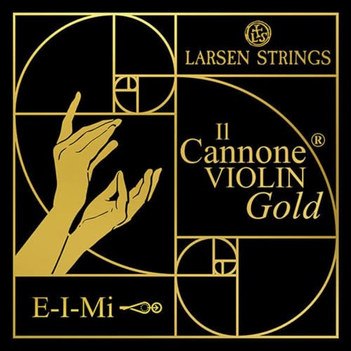Larsen - Il Cannone Gold - E-Soloist Single String - 4/4 Violin - Carbon Steel, Ball/Loop, Removable Ball - Tension 9.0 kg/19.8 lbs
