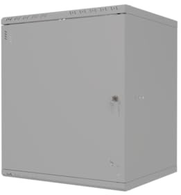 Stalflex Rackskåp 19 tum 12U 450 mm STANDARD – kraftigt stål – rack och skåp för nätverksutrustning, rackskåp, kompatibel med hyllhylla – metalldörr