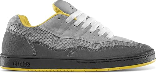 Etnies Herren Snake Skate Shoe, Grey/Grey/Yellow, 45 EU